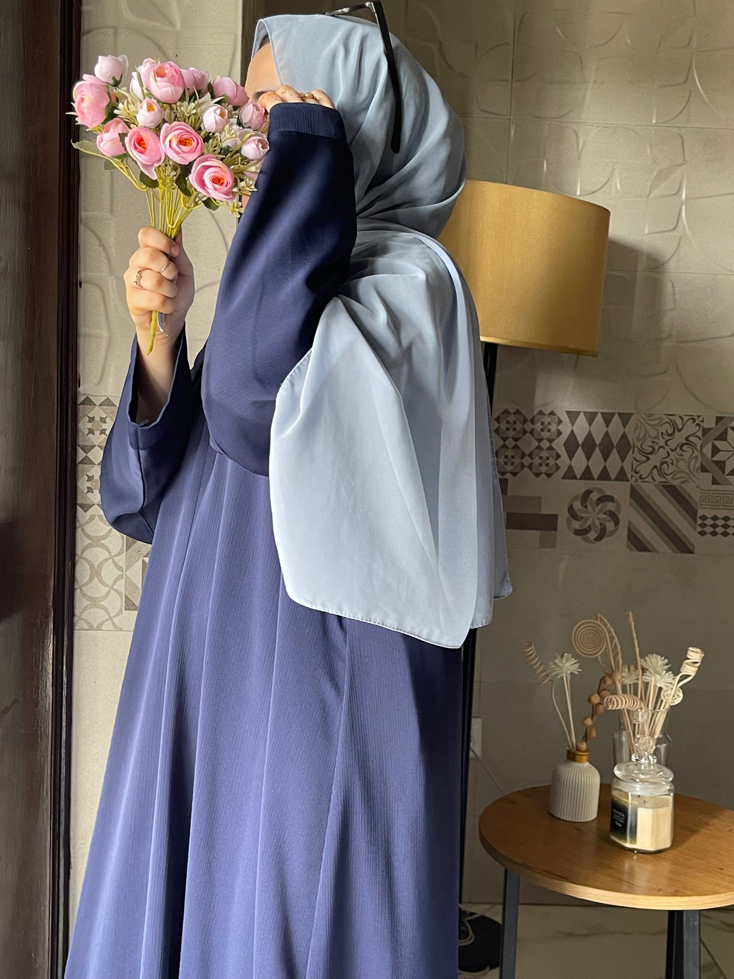 Blue Abaya