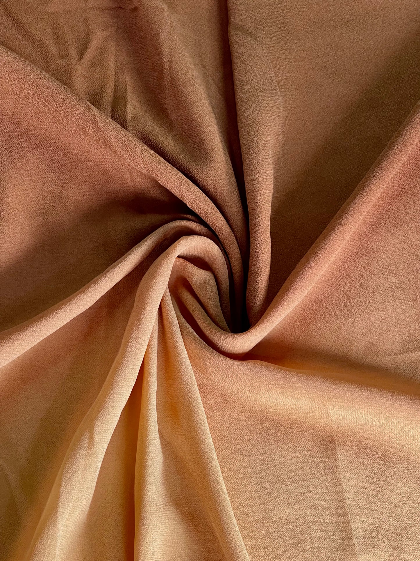 Ombre Chiffon Georgette Hijab - Caramel