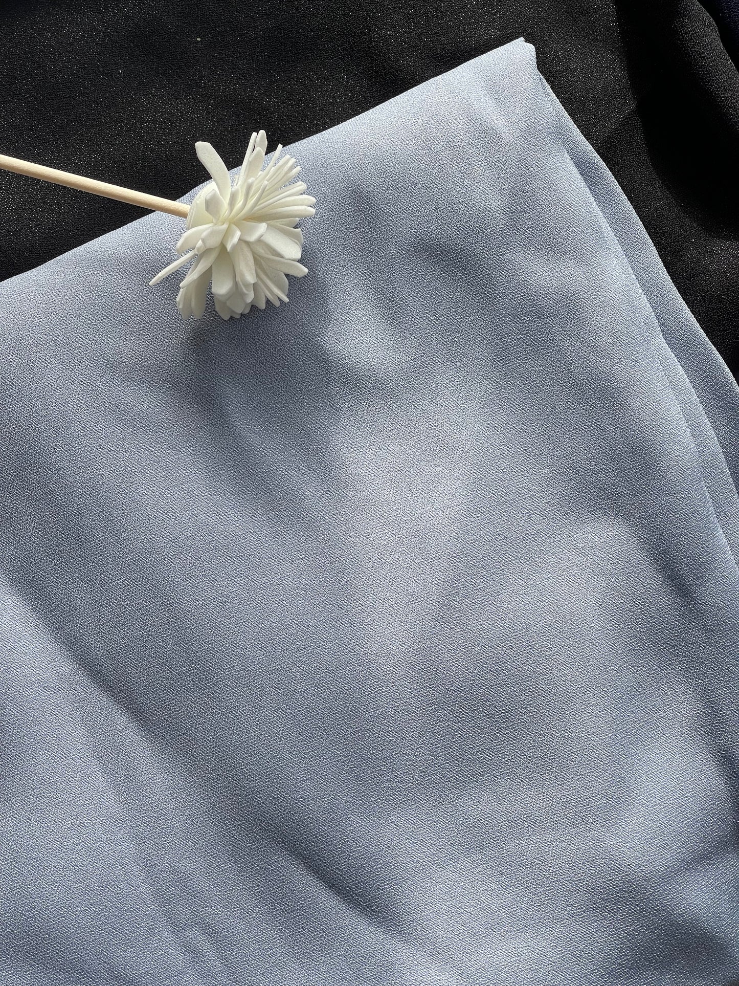 Shimmer georgette Hijabs- Pastel Blue