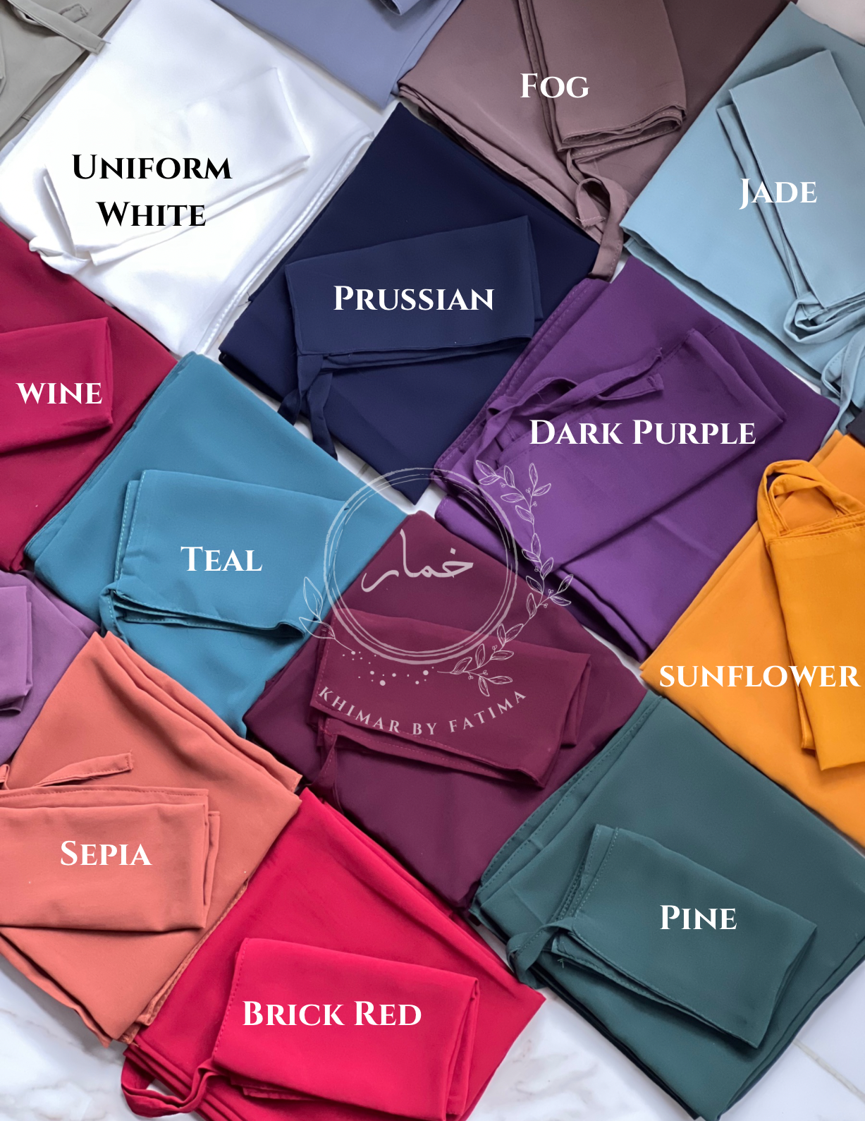Matching Hijab And Niqab Set