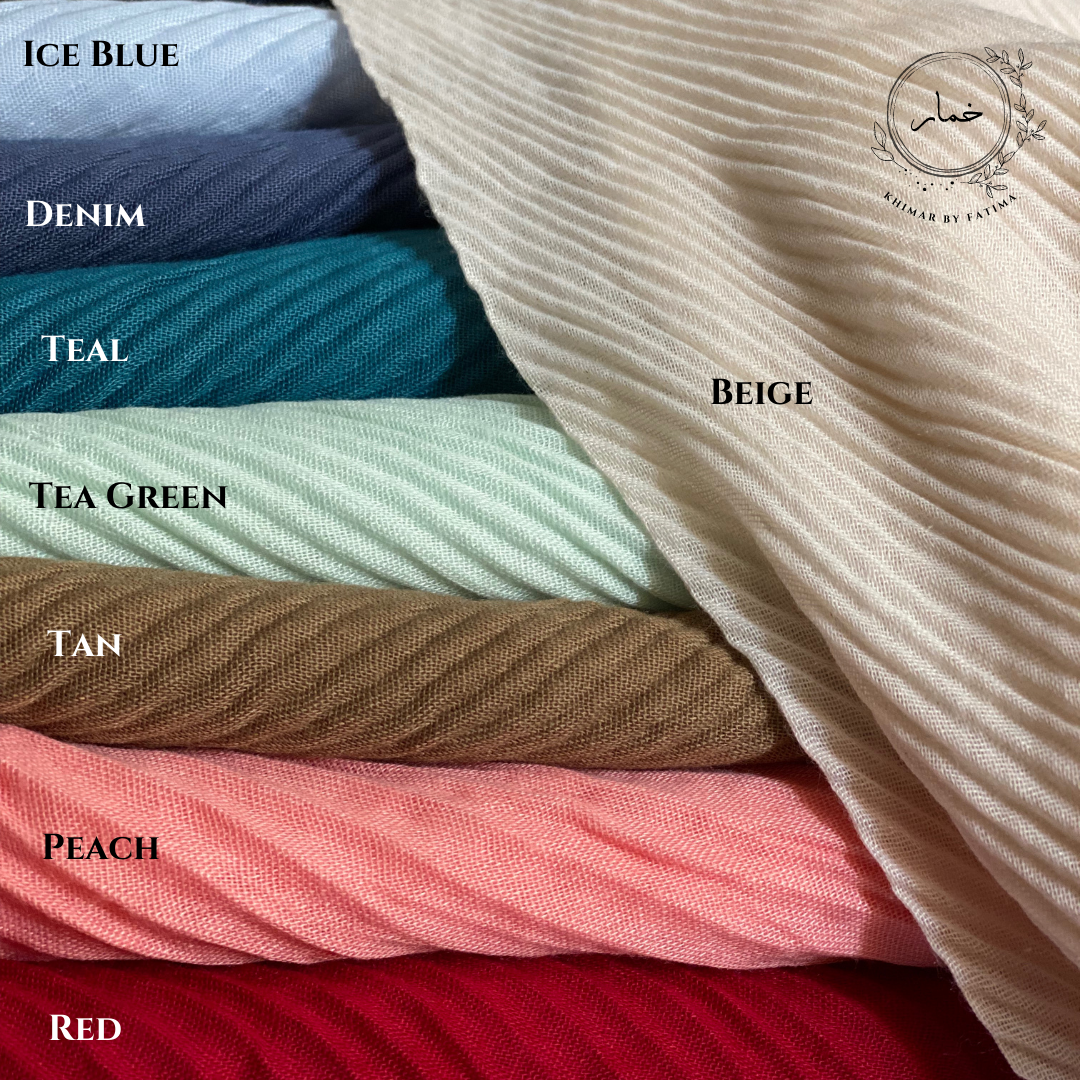 Cross Crinkle Hijabs