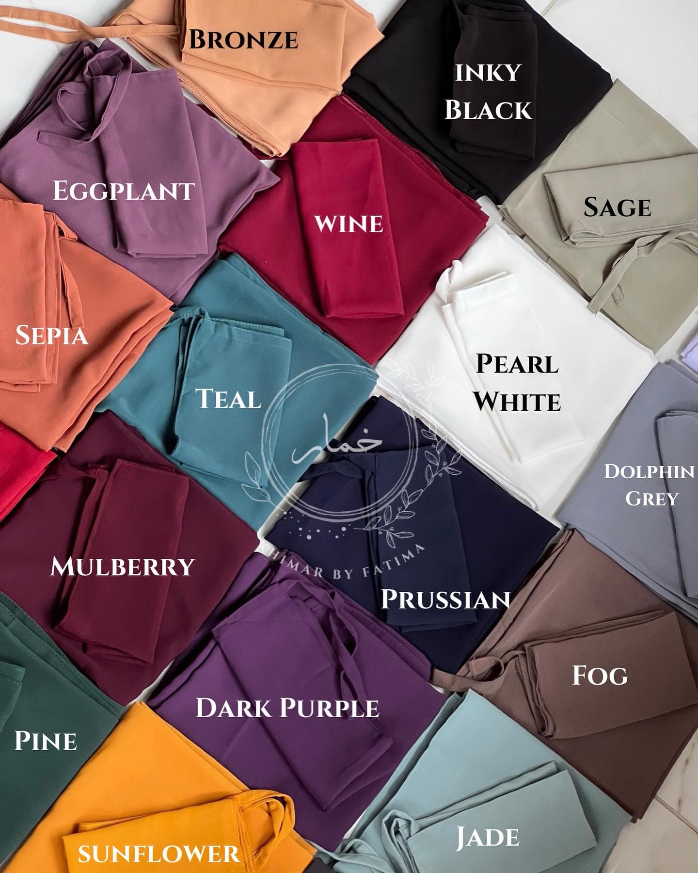 Matching Hijab And Niqab Set