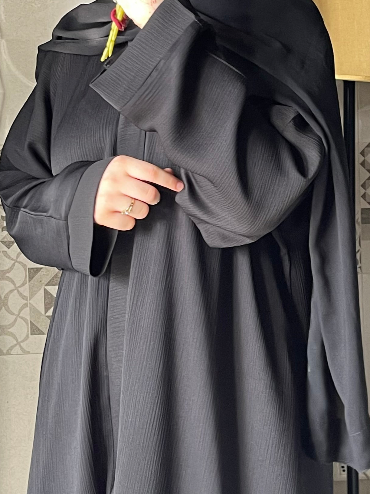 Hajj Edit Abaya with Pocket (Zoom)