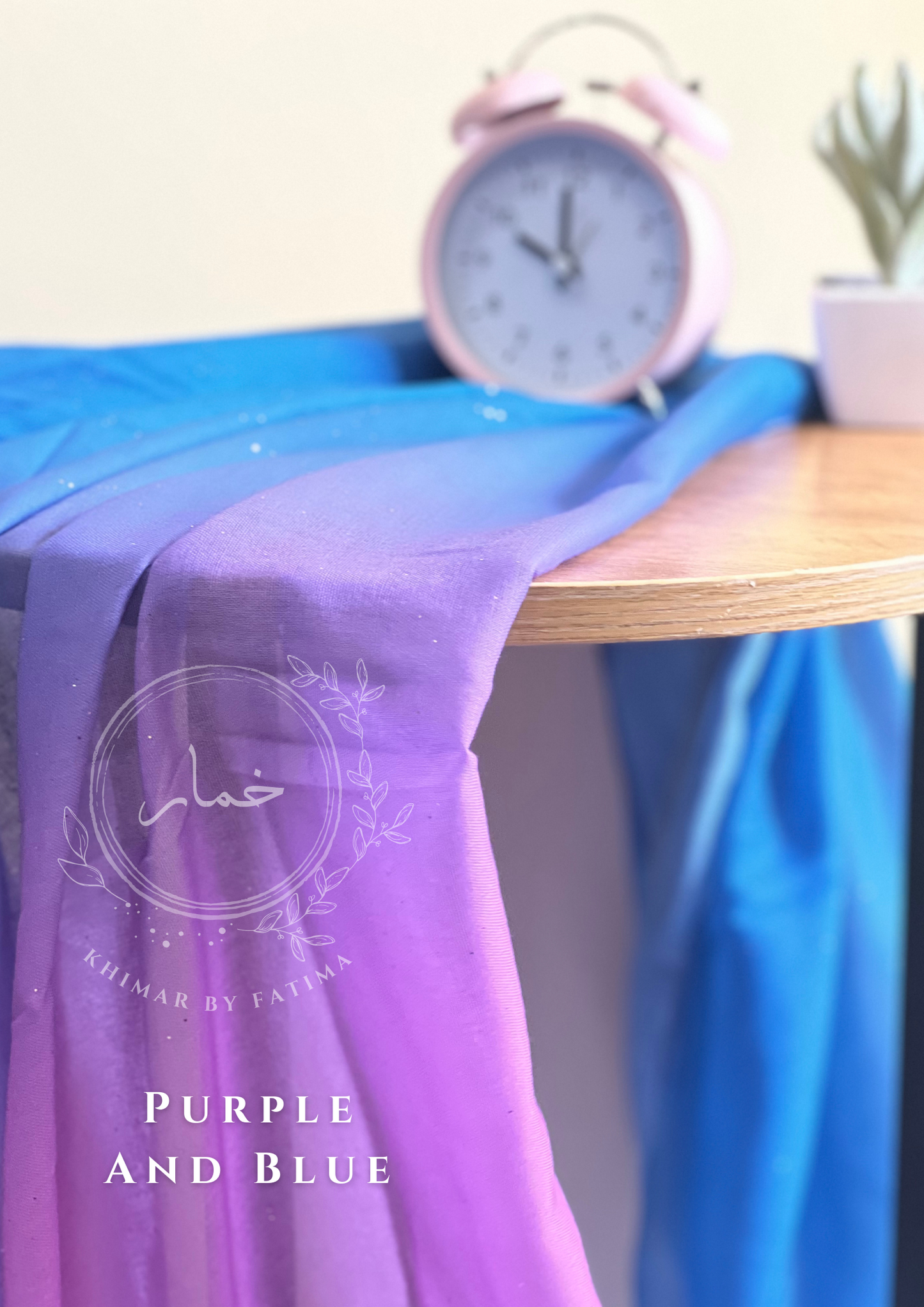 Ombre Lawn Hijabs - Purple and Blue Hues