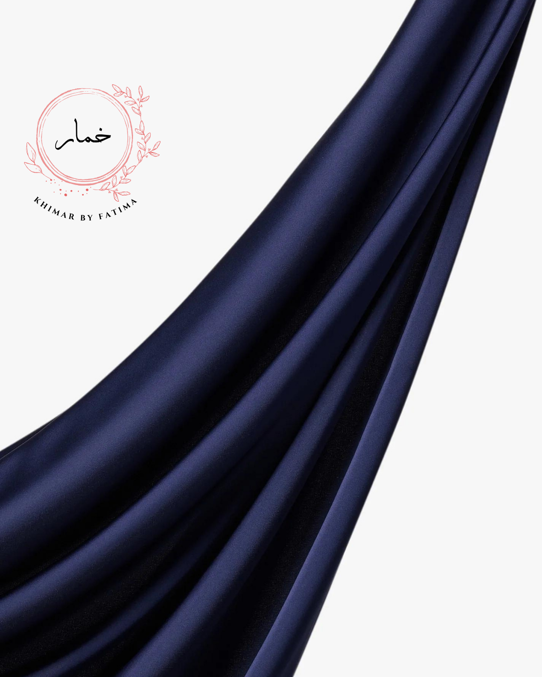 Satin Silk - Navy Blue