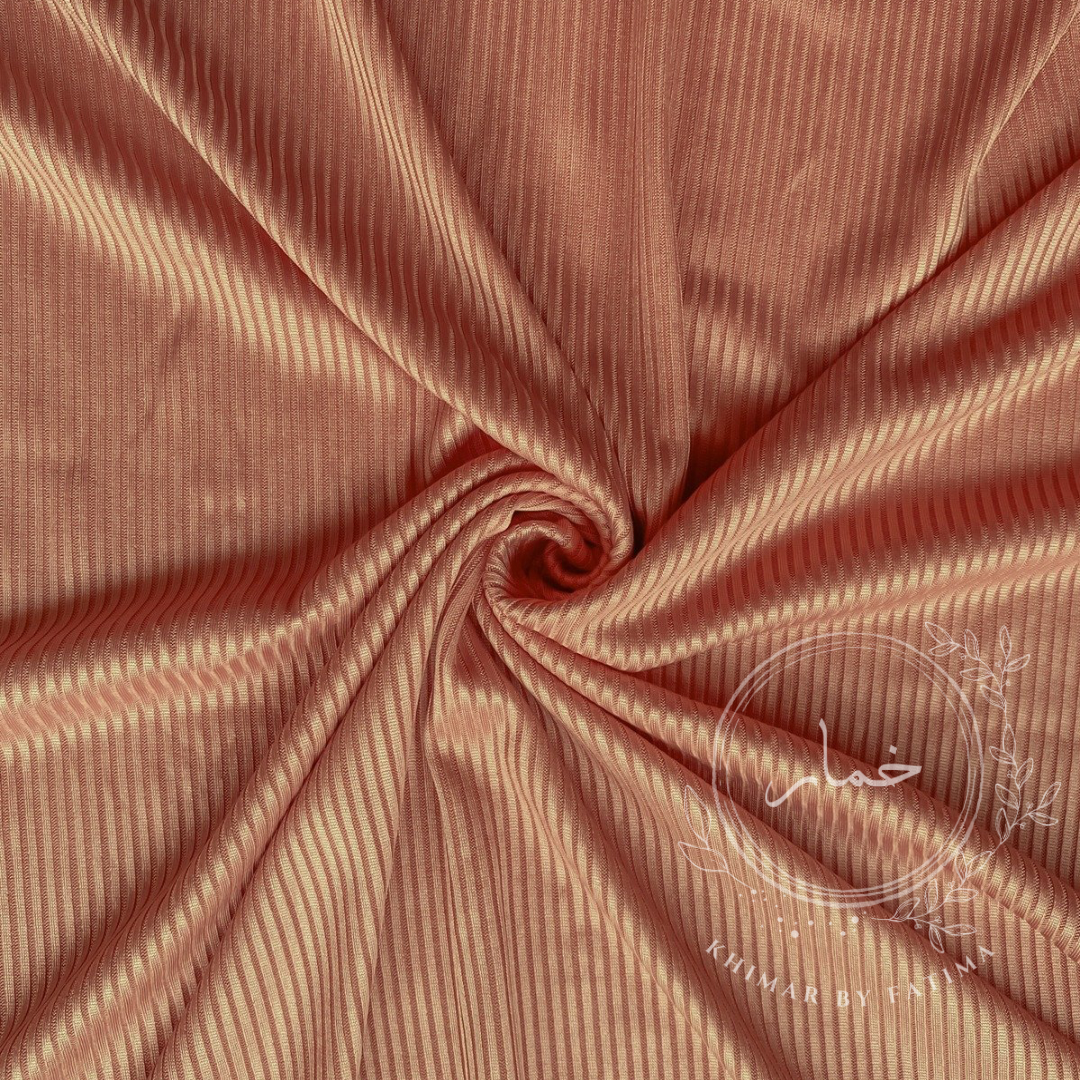 Ribbed Jersey - Rust