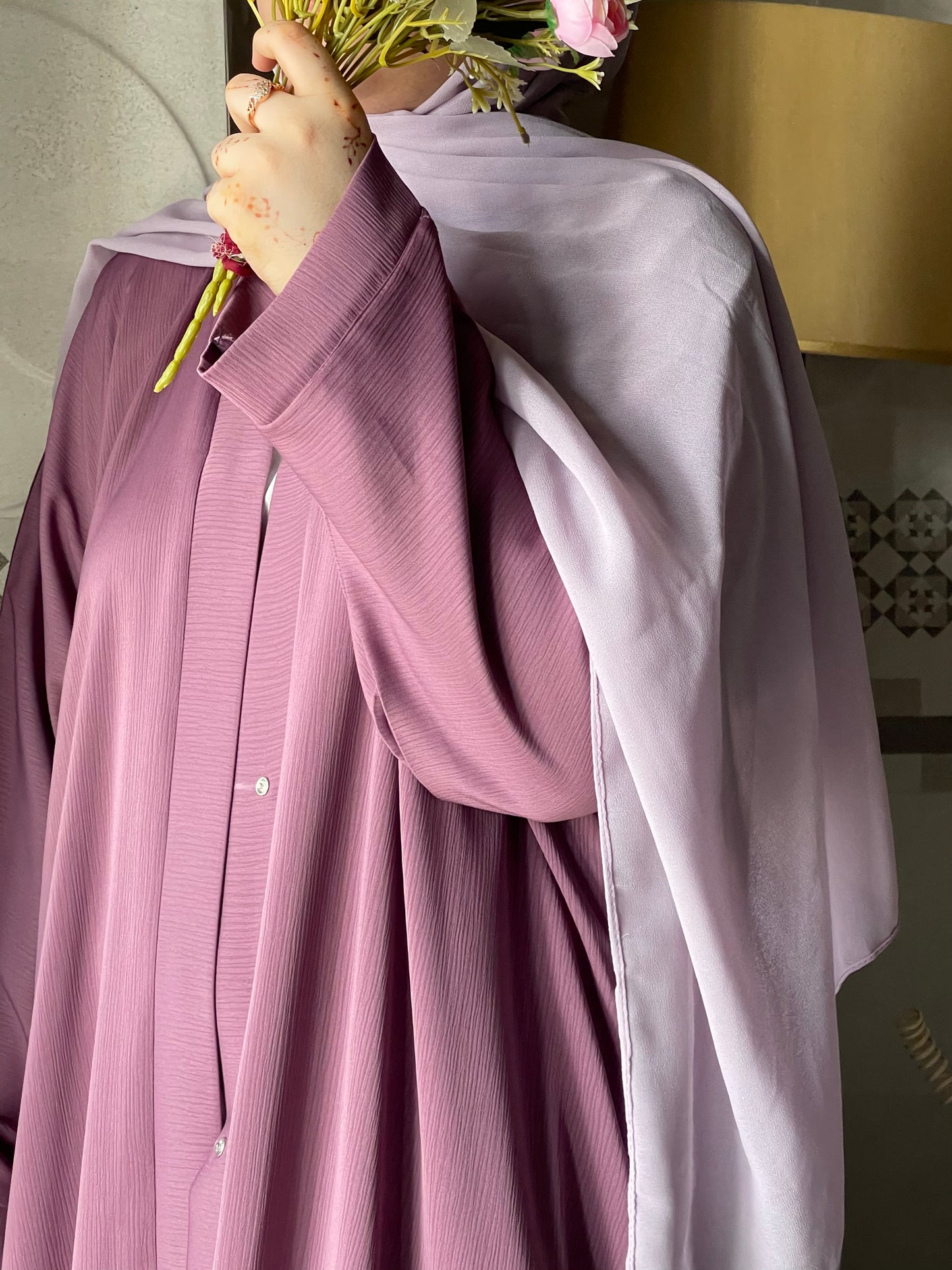 Plum Abaya