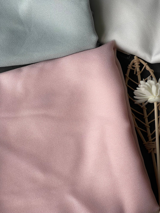 Shimmer georgette Hijabs- Tea Pink