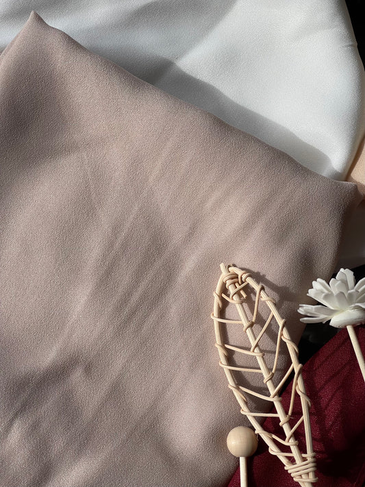 Shimmer georgette Hijabs- Oatmeal