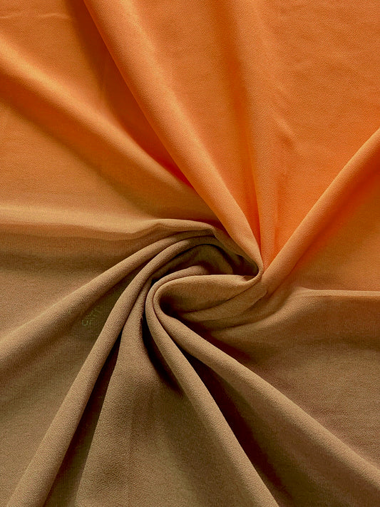 Ombre Chiffon Georgette Hijab - Burnt Orange