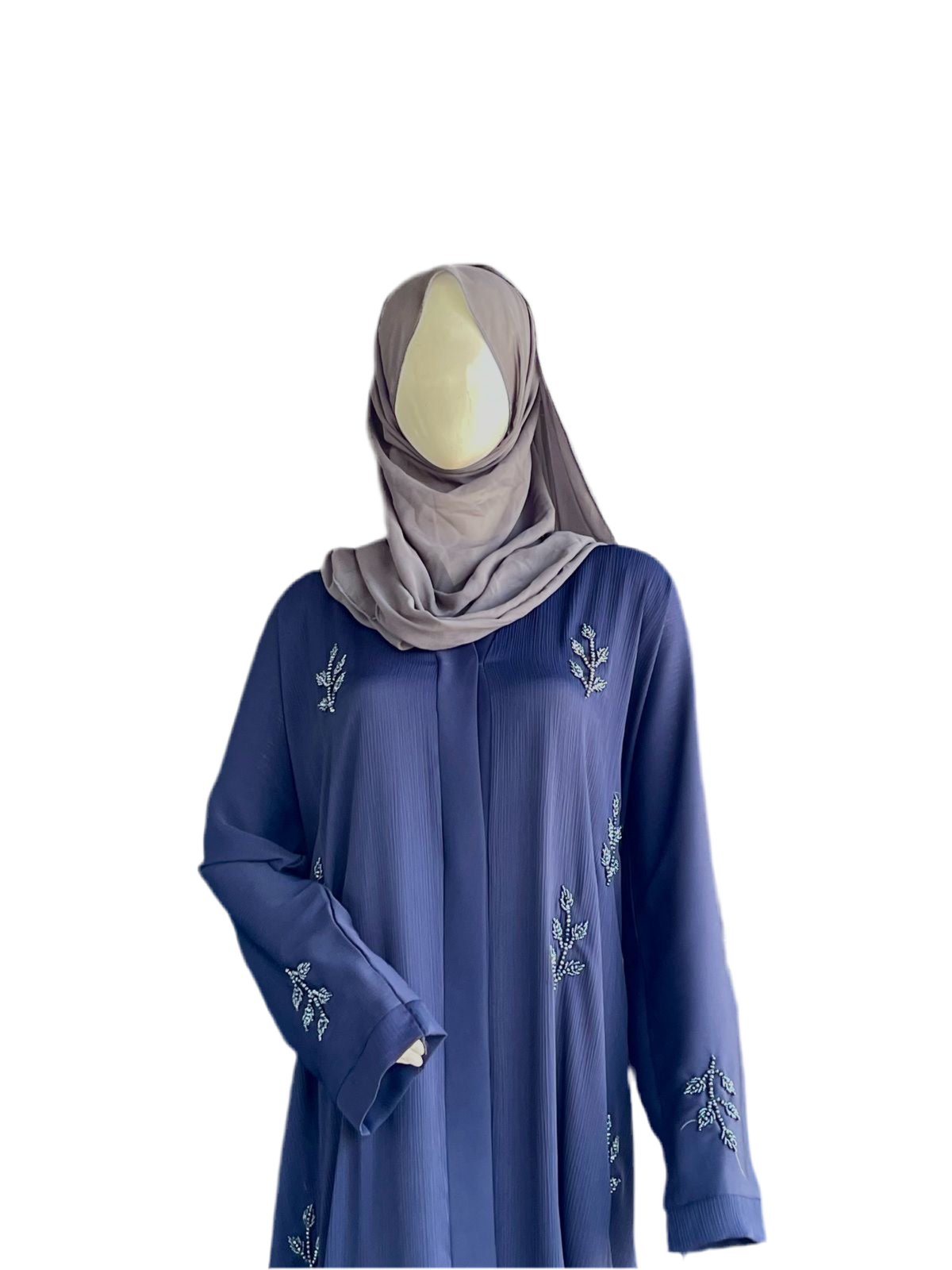 Midnight Leafy Abaya