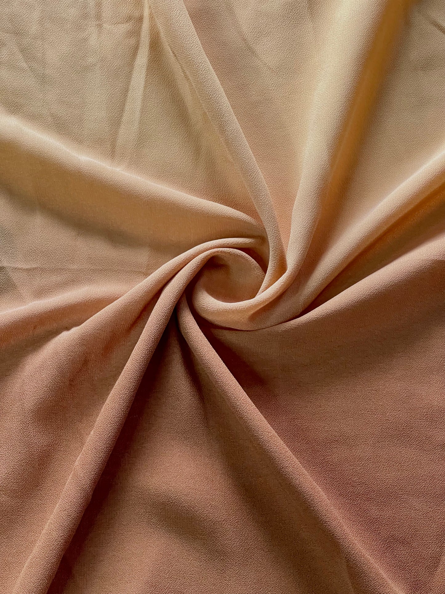 Ombre Chiffon Georgette Hijab - Caramel