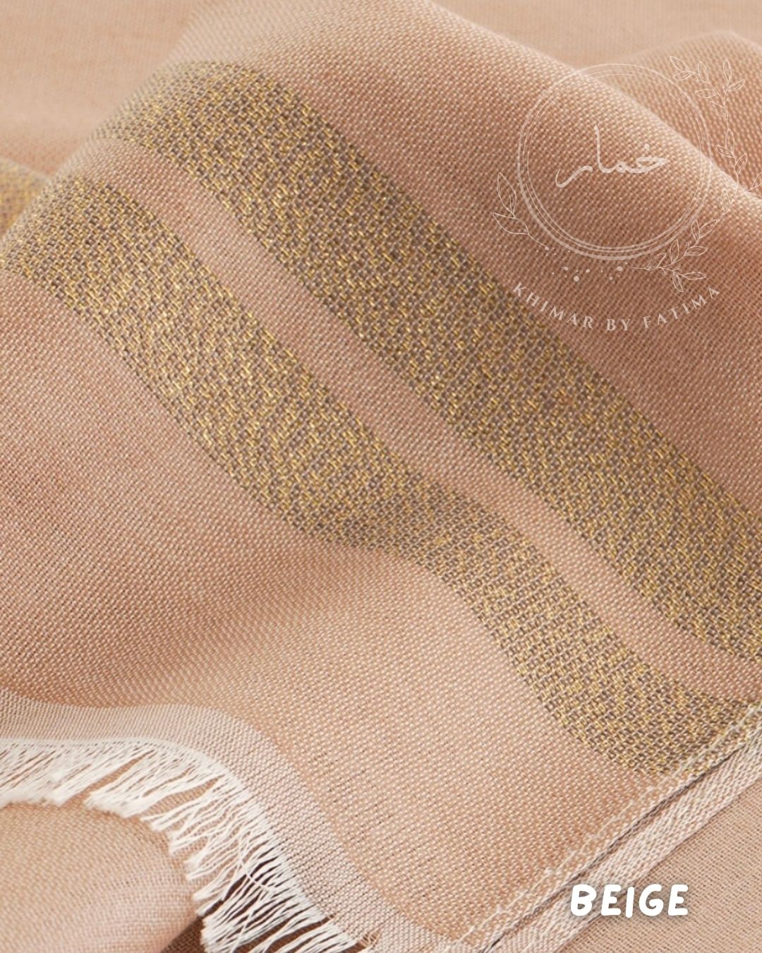 Swiss Viscose Lawn Hijab - Beige