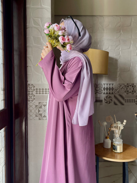Plum Abaya