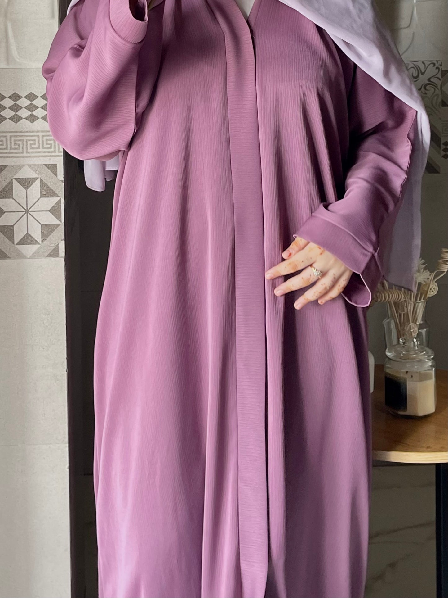 Plum Abaya