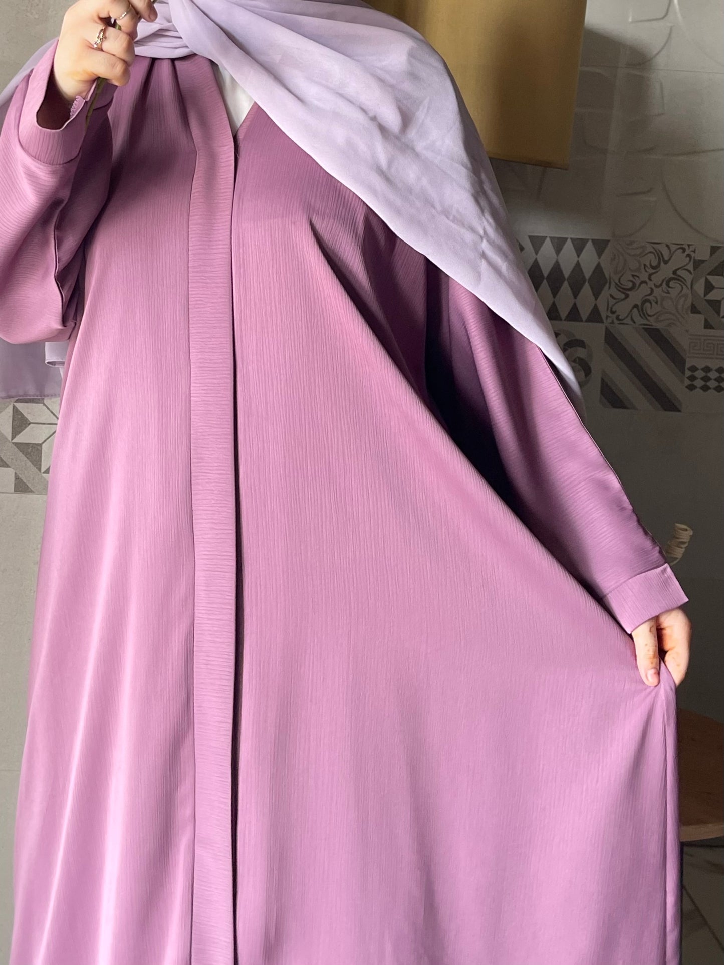 Plum Abaya